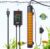 SEAOURA 500W Aquarium Heater, Submersible Fish Tank Heater for 70-80 Gallon, ECO Precise Adjustable 0.1℉/℃ Temp, Overheat Protection Auto Power-Off, External Intelligent Controller, Salt/Freshwater