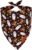 ADOGGYGO Halloween Dog Bandana, Ghost Bow Halloween Bandanas for Dogs, L