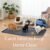 Cat Litter Mat, Extra Large 51″x25.6″ Silicone Litter Box Mat, High Edge | Kitty Litter Mat for Auto Litter Box Areas, Waterproof Non-Slip Litter Mat, Easy Clean, Raised Lip Contains Multi-Cat Mess