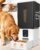 Automatic Dog Feeder, Dog Food Dispenser Automatic, 12L for Large Breed | 20 Days Food Capacity, Anti-Clog 0.78inch Large Kibble, 1080P HD Camera, APP Control for Office Workers