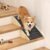 TIMHAKA 2 Pack Dog Ramp for Stairs, Upgraded Widened Non-Slip Dog Stairs for Small Medium Dogs, Wooden Pet Steps for Staircase, Steps and Stairs Assist for Injured & Aged Pets