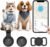 Pet GPS Tracker for Dogs,Mini Collar Location Trackers for Cats(Compatible with iOS Locate),No Monthly Fee Subscription,IP68 Waterproof Real-Time Global Location Tracking Anti-Lost Device-Black