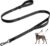 Fida 4 FT Heavy Duty Dog Leash with 2 Comfortable Padded Handles, Traffic Handle & Advanced Easy Snap Hook, Reflective Walking Lead for Large, Medium & Small Breed Dogs (4 FT x 1″ Wide, Black)