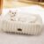 Bedsure ComfyFleece™ Cute Dog Bed for Small Dogs & Cats Washable，20in Cream | Furry Cat Beds For Indoor Cats,Square Orthopedic Corduroy Aesthetic Puppy Beds,Removable Cover,Non-Slip Bottom,up to 10 Lbs