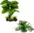 Moonorange Reptile Artificial Plants, Terrarium Plants Decorations Supplies, Aquarium Fish Tank Plant, Amphibian Habitat Hideout Tank Accessories (M Set-2pcs/D)