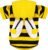 Adorable Bumblebee Halloween Costume Hoodie for Medium Dogs: Featuring Fun Wings and a Cozy Black and Yellow Sweatshirt Design, Perfect for Cosplay and Festive Celebrations! XXS