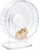 Silent Hamster Wheel, 10in Hamster Wheel with Adjustable Stand, Double-Bearing Quiet Spinner for Syrian Hamsters, Hedgehogs, Mice & Small Pets, Clear