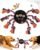 Swooflia Halloween Tug of War Dog Toy with Rope and Ball, Spider