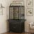 Large Bird Cage, 71″ h Rolling Birdcage with Play Top & Storage Cabinet, Wood Parakeet Cage for Macaw Parakeet Parrot Cockatiel Budgie (Dark Walnut)