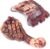 Fuufome Dog Chew Toys for Aggressive Chewers & Large Dogs Tough Nylon Bone | Indestructible Hard, 2 Pack Milk Flavor Steak & Pork Chop Toy, Dental Care Textured, for 20–100 lbs Medium & Large Breeds