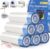 150 Count 26″x11.8″ Self-Cleaning Cat Litter Bags – Heavy Duty Litter Box Liners for Cumrige Fumoi & Fsitego Automatic Litter Boxes – Pre-Separated Kitty Litter Bags with Drawstring(10-12 Gallon)