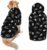 Halloween Dog Costume, Trick or Treat Skull Print Hoodie Winter Halloween Cosplay Clothes Sweaters Outfits Pullover Pets’ Sweatshirt Hoodies with Pocket for Medium Large Dogs-XXL
