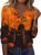AKEWEI Women’s Christmas Shirts Long Sleeve Holiday Graphic Tops
