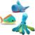 BarkBox Under The Sea Interactive Plush Dog Toy Bundle