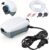 HITOP Dual Outlet Aquarium Electric Air Pump, Whisper Adjustable Fish Tank Aerator, Quiet Oxygen Pump with Accessories for 10 to 100 Gallon