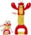 IOKHEIRA Dog Toys for Aggressive Chewers – Christmas Dog Toys Gifts for Large Dogs, Tough Durable Indestructible Dog Toys, Big Dog Chew Toys and Large Breeds, Lamb chop Dog Toy(Red)