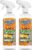 Absolutely Clean Amazing Bird Cage Cleaner and Deodorizer – Just Spray/Wipe – Safely & Easily Removes Bird Messes Quickly and Easily – Made in The US – Fragrance Free – 16oz (Pack of 2)
