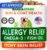 BARK&SPARK Dog Allergy Relief Soft Chews for Skin Health & Seasonal Allergies – Anti-Itch Supplement w/Omega-3, Quercetin & Bromelain Immune Treats for Dry Skin & Hot Spots – BBQ Chicken – 60ct