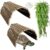 Hamiledyi Extra Large Tortoise Hide 20″x 11.8″ Wooden Reptile Hides Large Snake Hide Turtle Hut Bendable Climbing Bridge Wood Tunnel Turtle Hideout for Ball Python Bearded Dragon Chameleon Lizard