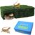 Mossy Cave Hide for Reptiles, Lizard Moss Hideout with Safe Shelter | Snake Hide, Snake Cave Hut for Themed Terrarium Ideal for Gecko Hamster Snake to Rest & Hide