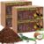 Legigo 8 Pack Coconut Fiber Substrate, Natural Coco Coir Bedding for Reptiles Turtles, Tortoises, Snake, Hermit Crab, Gecko, Lizard, Bioactive Terrarium Soil for Humidity Control and Plant Substrate