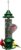 Squirrel Buster Plus Squirrel-proof Bird Feeder w/Cardinal Ring and 6 Feeding Ports, 5.1-pound Seed Capacity, Adjustable, Pole-mountable (POLE ADAPTOR SOLD SEPARATELY), Green | Squirrel-Proof Weight-Activated Shroud, Cardinal Ring, 6 Ports, 5.1 Lb Capacity, Adjustable Tension, Detachable for Cleaning