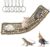 30x7inch Rat Climbing Toys for Cage, Chewable Natural Seagrass Mat | with Metal Hooks, Soft Fall Breakers for Rats, Rat Ladder Bridge Toy with Mild Grassy Scent, Rodent Hammock Cage Accessories