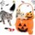 7PCS Halloween Cat Toys, Cat Catnip Toys Plush Teething Toys, Horrible Halloween Cat Ghost Chew Toys for Kitten Cats
