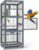 Coziwow 68″ H Outdoor Bird Aviary, Large Wood Parakeet Cage with Perch,Nest
