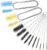 12 Pieces Aquarium Filter Brush Set Flexible Double Ended Hose Pipe Cleaning Stainless Steel Nylon Long Tube Cleaning Brush for Fish Tank Kitchen Glasses Drinking Straws Keyboard