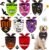 Weewooday 8 Pcs Halloween Dog Bandanas Adjustable Pet Scarf,Witch Style