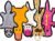 MRSOHRET 5 Pack No Stuffing Dog Toys 14″, Durable Dog Squeaky Crinkle Plush