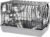 Large Hamster Cage Starter Kit 22x12x15in for Syrian Hamster Dwarf Hamster | with Large Silent Wheel, Large Bathtub, Hide-House, 2 Platforms, 3 Ladders, Water Bottle, Food Bowl, 2 Tube Ports, 2 Handles