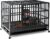 Oranland 48 inch Heavy Duty Indestructible Dog Crate,New Upgraded Escape Proof Reinforced Baseplate for Large Dogs,XL Dog Crate for High Anxiety Dogs/Max Load Capacity 300lbs/Double Door with Wheels