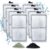 8 Pack PF-S Filter Cartridges Only Compatible with Silenstream PF10 Power Filters, Replacement Aquarium Carbon Cartridge with Zeolite, Size 5.5 in L x 3.1 in