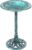 ZENY 28 Inch Height Polyresin Bird Bath Antique Outdoor Garden Decor Vintage Yard Art, Green