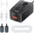 Pawfly Aquarium Air Pump Oxygen Pump for 10-200 Gallon Fish Tanks Buckets Dual Outlet Adjustable Ultra Quiet Aerator Pump with Accessories