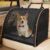 Dog Car Seat, Enclosed Carrier for Pets Travel Safety Dog Crate Soft-Sided Covered Car Kennel Carrier for Backseat for Medium Dogs