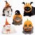 5-Pack Cat Halloween Hat Set – Witch Pumpkin Bat