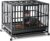 Oranland 38 inch Heavy Duty Indestructible Dog Crate,New Upgraded Escape Proof Reinforced Baseplate for Large Dogs,XL Dog Crate for High Anxiety Dogs/Max Load Capacity 300lbs/Double Door with Wheels