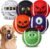 Civaner 6 Pcs Halloween Dog Toys Bulk, 2.5 Inch Squeaky Tennis Balls Gifts