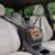 BurgeonNest Center Console Dog Car Seat for Small Pets to 11lbs, Grey | Anti-collapse armrest Console seat with washable fluffy cushion, pillow & tether for stable, cozy pet travel trips.
