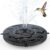Solar Fountain Water Pump for Bird Bath, Floating Solar Powered Water Fountain Pump for Bird Bath, Garden, Pond, Pool, Outdoor (1.4W)