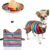 Weewooday 3 Pcs Dog Sombrero Hat and Poncho Halloween Dog Costume S