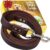 ADITYNA Leather Dog Leash 6 ft x 3/4 inch – Soft, Strong, Heavy Duty for Large & Medium Breeds – Dog Lead for Walking, Training, Hiking and Running (Brown)