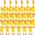 Sratte 16 Pcs 15 Inch Halloween Rubber Chicken Dog Toys, Yellow