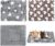 Jetec 3 Pcs Bunny Guinea Pig Beds Soft Bunny Mats Warm Guinea Pig Mat Small Animal Bed Pads Fleece Sleeping Pads for Indoor Rabbit Hamster Squirrel Hedgehog Chinchilla(Fleece,Pineapple Grid,Gray)