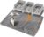 Cat Litter Mat 47″x33″ Urine-Proof XL Litter Mat for Litter Box Mat | Large Double Layer Honeycomb Cat Mat, Soft kitty Cat Litter Trapping Mat, Easy Clean Rinse with Water Litter Trapping Grey