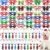 Sadnyy 60 Pcs Christmas Dog Collar Snowman Pet Collar Ties Bows