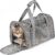 Mr. Pen- Pet Carrier, 17.5″ x 11.2″ x 11.5″, Medium Size, Gray | Portable Travel Carrier for Small Pets, Cats & Small Dogs, Breathable Mesh, Safety Inner Leash